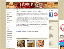 Tablet Screenshot of lchfrecept.com